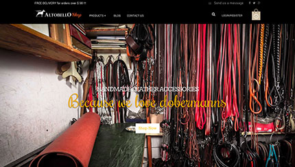 Web Shop Altobello Dobermann